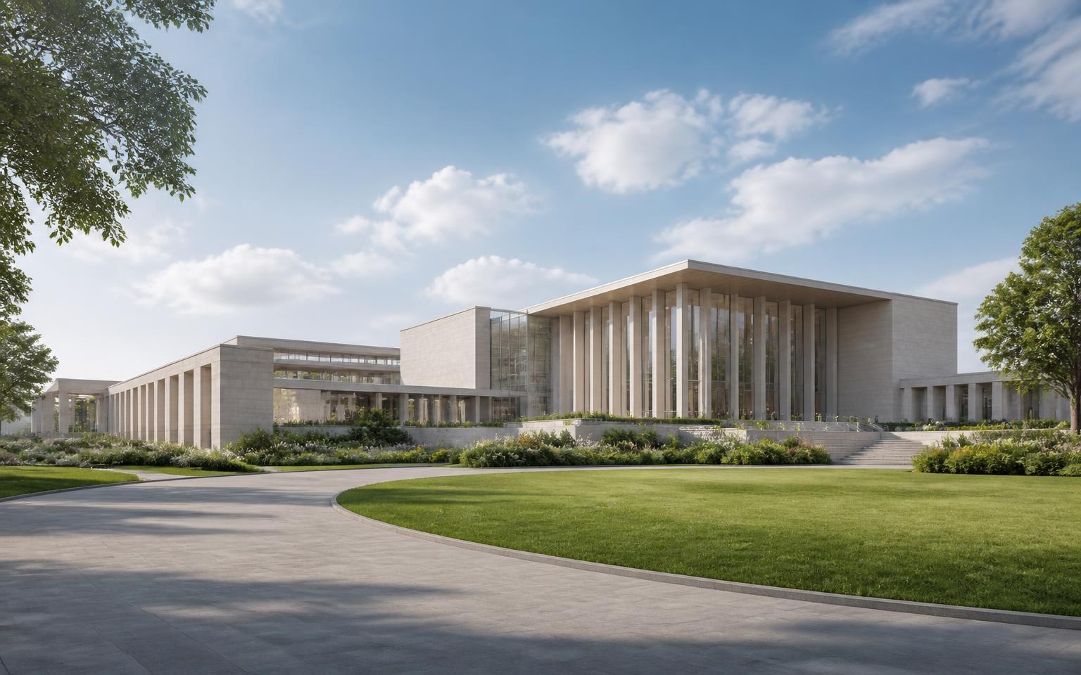 George W. Bush Presidential Library — Visual display boards, washroom accessories, signage support