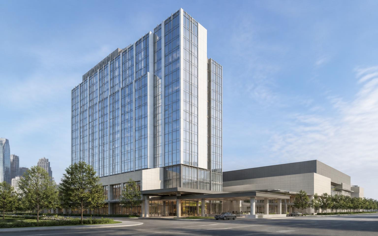 Marriott Dallas — Division 10 accessories, mirrors, and installation